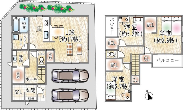 五月ケ丘の間取り