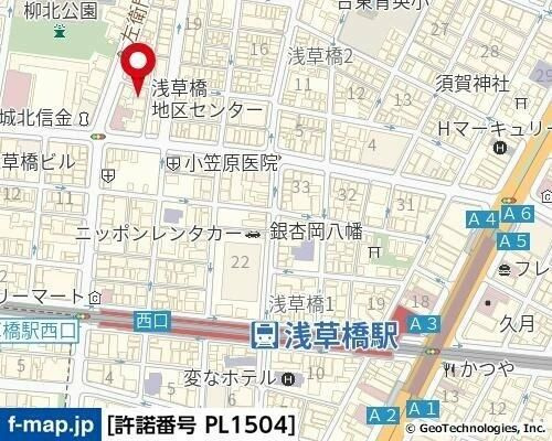 シーアイマンション浅草橋の地図
