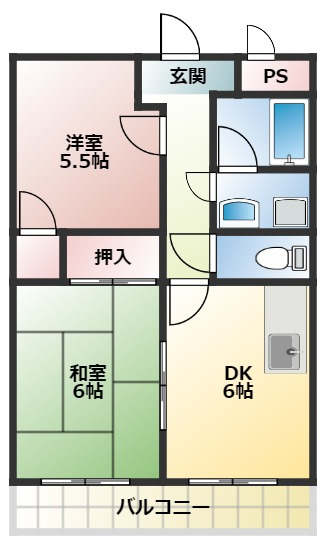 第329川辺ビルの間取り