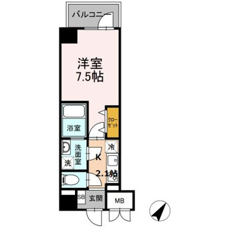 【間取り】 | TRE LUCE横濱関内（トレルーチェ） | TRE LUCE横濱関内　間取り