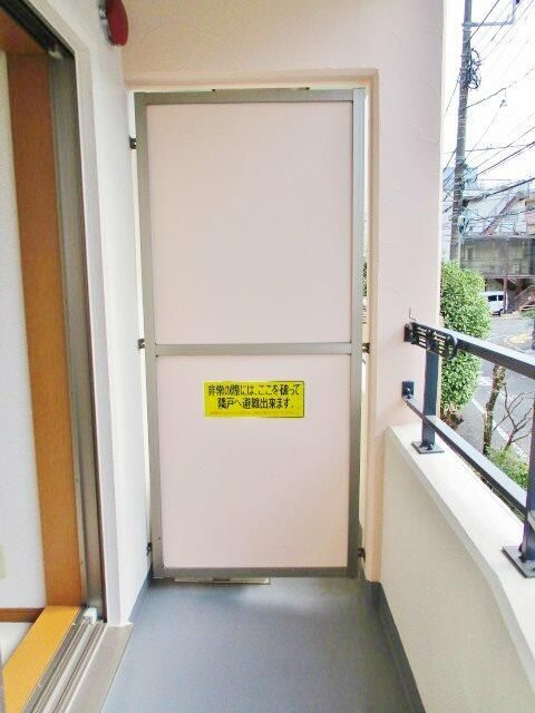 シャイン小石川のバルコニー