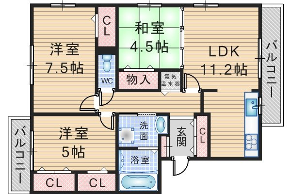 エスペランサの間取り
