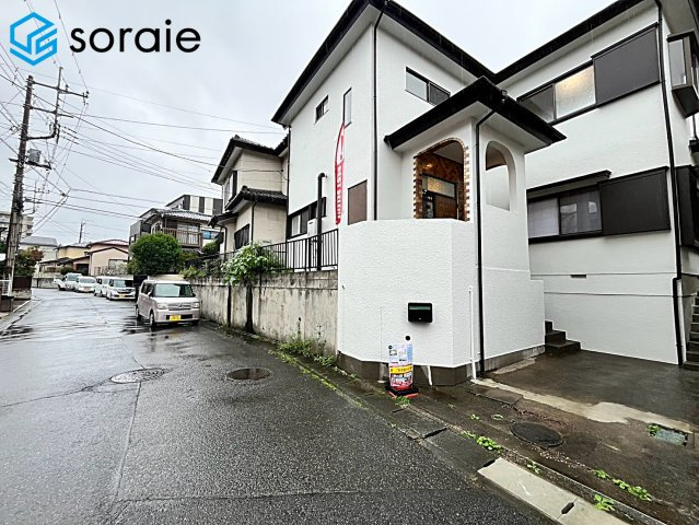 川越市大袋新田　中古戸建の前面道路含む現地写真|2026/9.26撮影