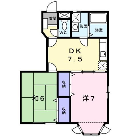 メゾン・プランティークの間取り