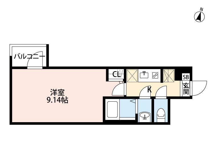 サンシャイン北小岩(サンシャインキタコイワ)の間取り