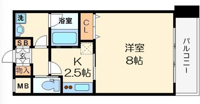 【間取り】 | アーバンフラッツ西中島