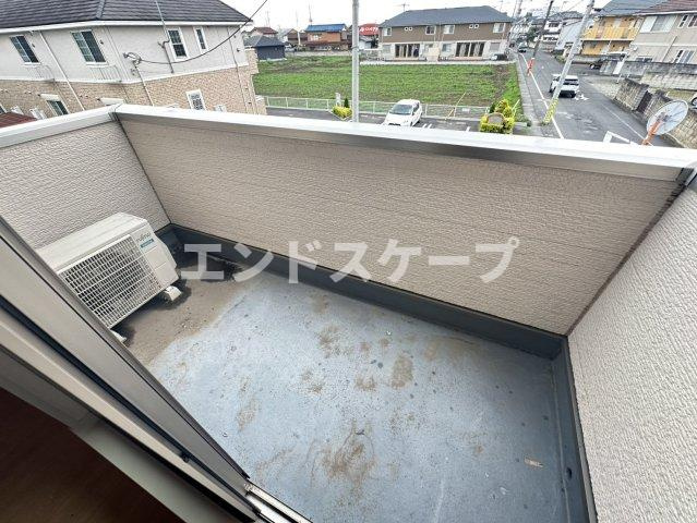 アザレア　Ⅱのバルコニー|高崎、前橋のお部屋探しはエンドスケープまで！お客様の理想お聞かせ下さい♪
