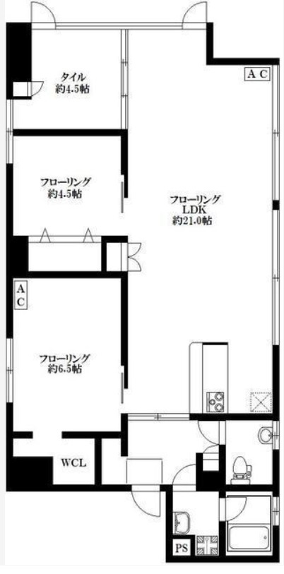 第２長谷ビルの間取り