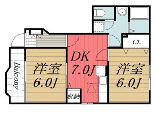 【間取り】 | シャルマン・ドミール　Ⅰ