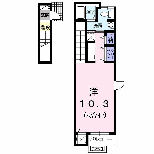 クラールＫ　Ⅱの間取り