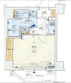 レオンコンフォート西新橋の間取り