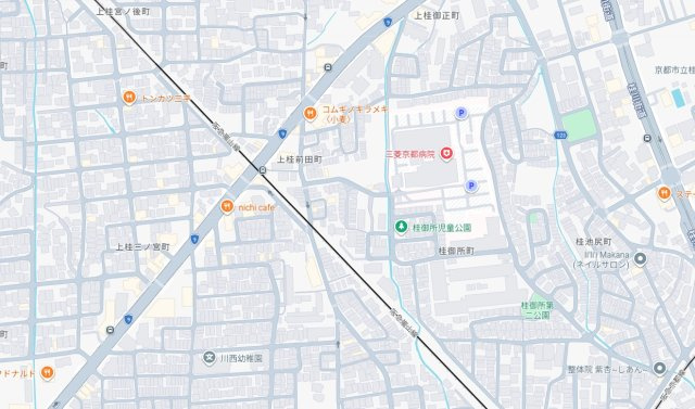 京都市西京区上桂前田町　第1期　新築一戸建ての地図
