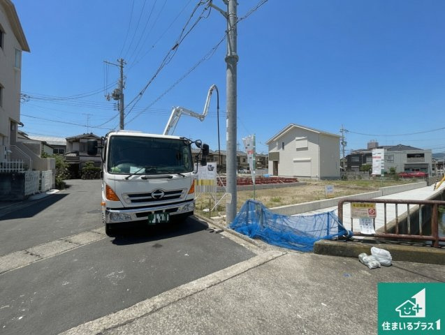 京都市西京区上桂前田町　第1期　新築一戸建ての外観|現在建築中！落ち着いた街並みで新生活を始めることが出来そう！周辺の物件も併せてご紹介させて頂きます！