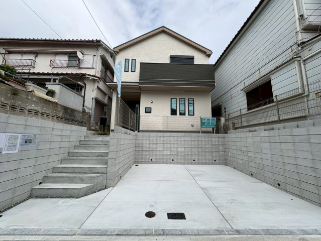 垂水区東垂水３丁目　新築戸建ての外観|外観もきれいです