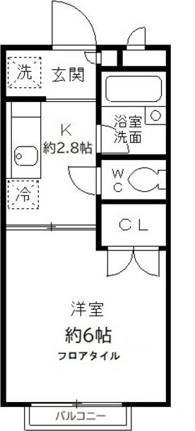 リベール玉川の間取り|間取りです。