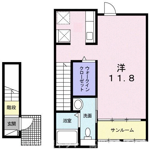 【間取り】 | ガーデンハウスＭ　Ｂ