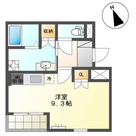 【間取り】 | アンビシャス千葉城前