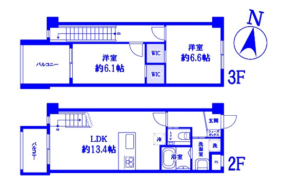 響の間取り