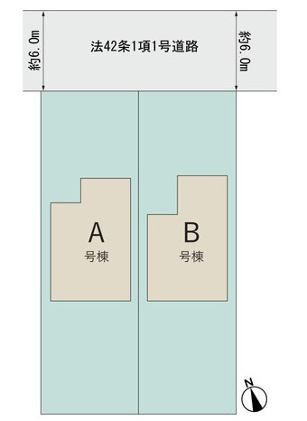 仲介手数料無料　横浜市磯子区洋光台２丁目の区画図
