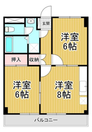 プリムローズ西野の間取り