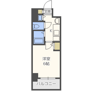 プレサンス天神橋ディオレの間取り|プレサンス天神橋ディオレ　開放感ある間取り