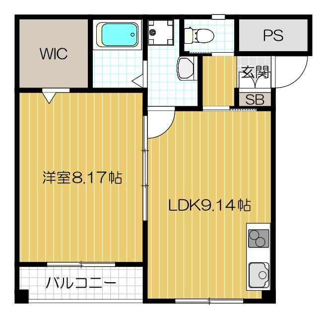 ミスティカナガムラの間取り