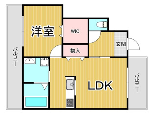 ベヌスタ丸橋の間取り