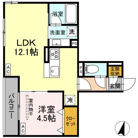 アルベート湘南台の間取り