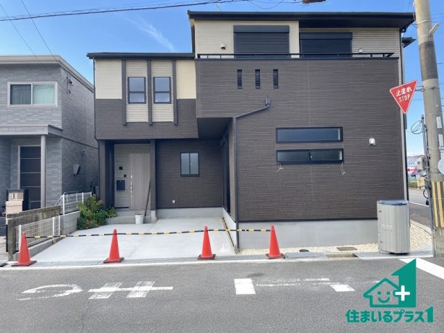 ★京田辺市東古森　新築一戸建ての外観|現在建築中！落ち着いた街並みで新生活を始めることが出来そう！周辺の物件も併せてご紹介させて頂きます！