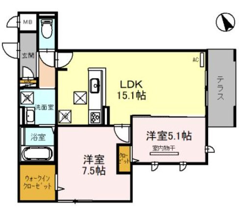 【間取り】 | D’residence茨木蔵垣内