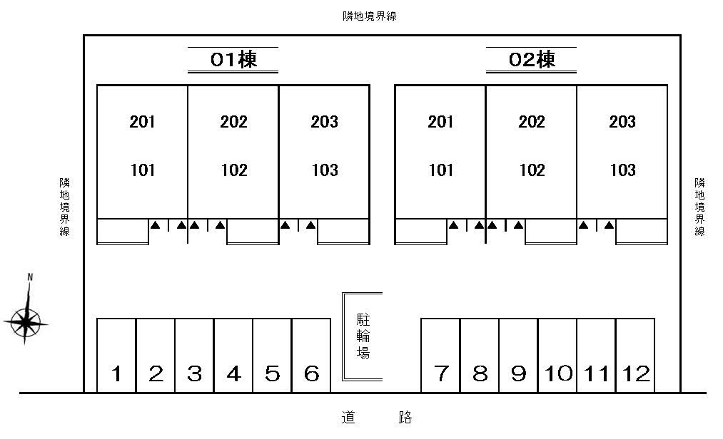 クラルス　Ⅰの区画図