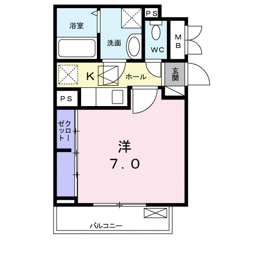 アルコバレーノⅡの間取り