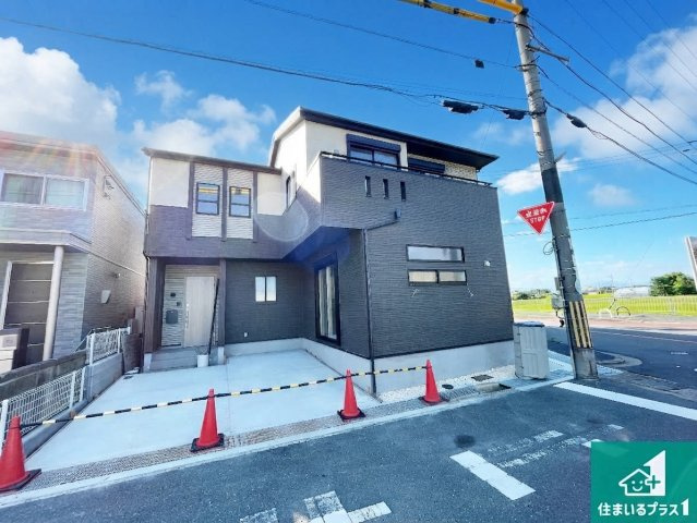 京田辺市東古森　新築一戸建ての外観|現在建築中！落ち着いた街並みで新生活を始めることが出来そう！周辺の物件も併せてご紹介させて頂きます！