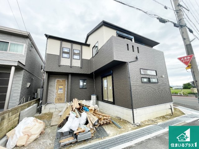 京田辺市東古森　新築一戸建ての外観|現在建築中！落ち着いた街並みで新生活を始めることが出来そう！周辺の物件も併せてご紹介させて頂きます！
