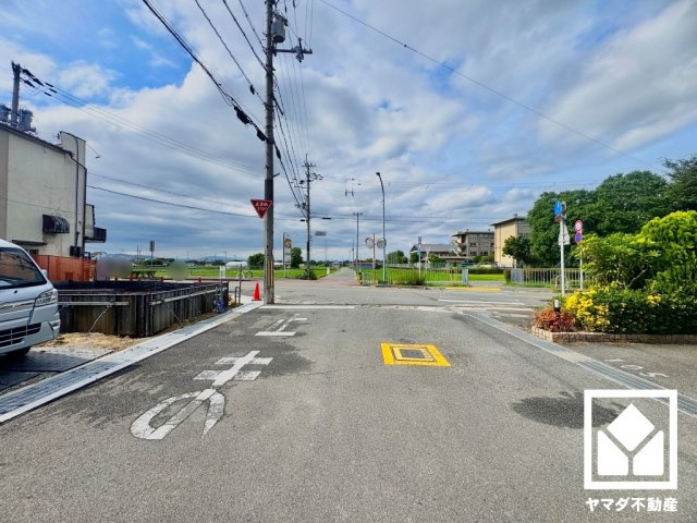京田辺市東古森の前面道路含む現地写真|7月7日　現地写真更新