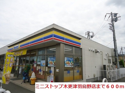 【周辺】 | ローマ・アリエスＢ | ミニストップ木更津羽鳥野店まで600m