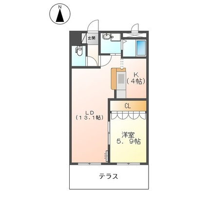 レオナ緑丘の間取り