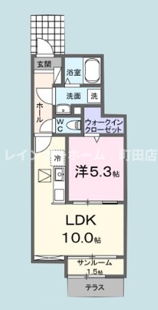 グリーンルーム鵠沼海岸※初期費用分割あと払いサービス利用可能物件の間取り