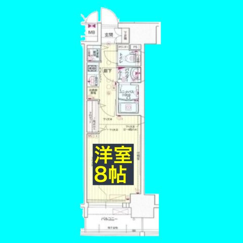 プレサンス新栄町ギャラントの間取り