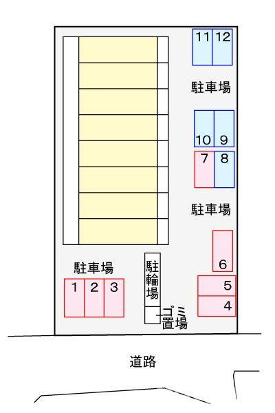 ミーティアの区画図