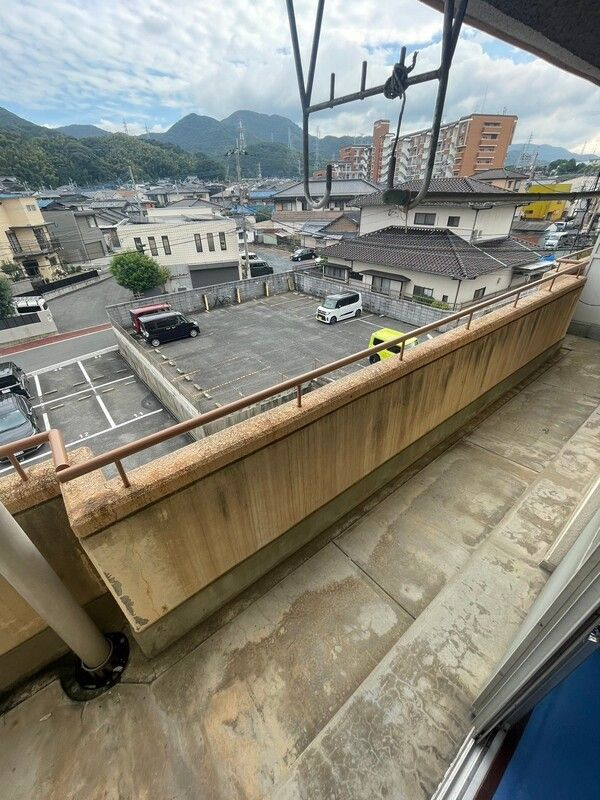 サンハイツ引野口のバルコニー