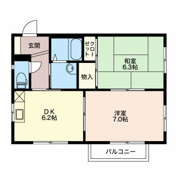 メゾン　四季の花 の間取り