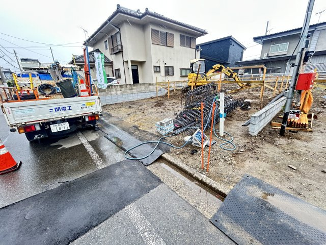 新築　前橋市大利根町第３　クレイドルガーデン　2号棟の駐車場|現地写真　駐車スペースは並列3台分可能です！
