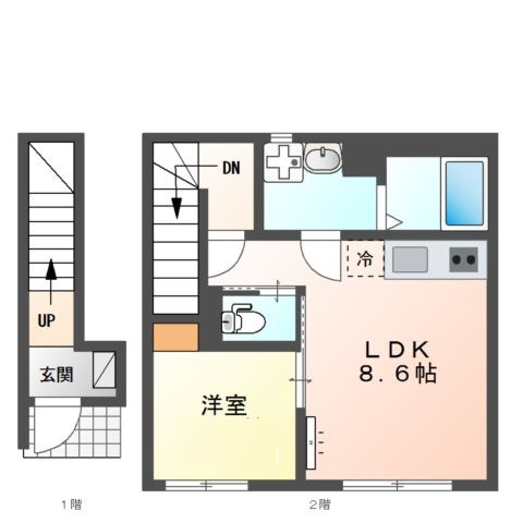 ESPOIR　の間取り|間取りです。