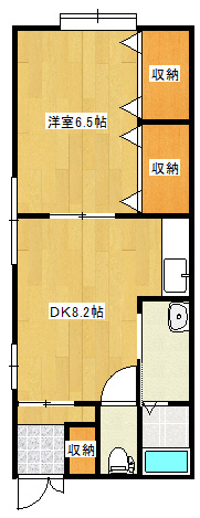 オレンジハウス竹尾の間取り