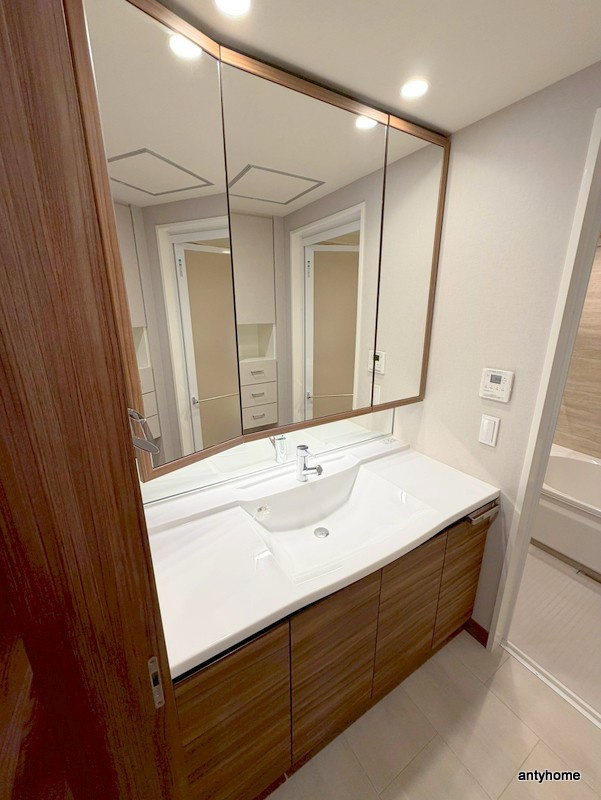 グランドメゾン新梅田タワー THE CLUB RESIDENCEの洗面所