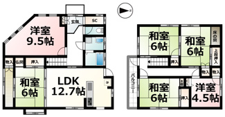 【間取り】 | 一里山２丁目