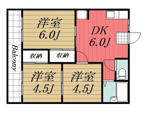 【間取り】 | 照ハイツ