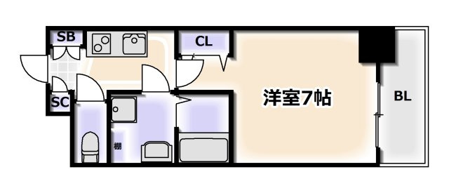 【間取り】 | セレニテ難波リアン