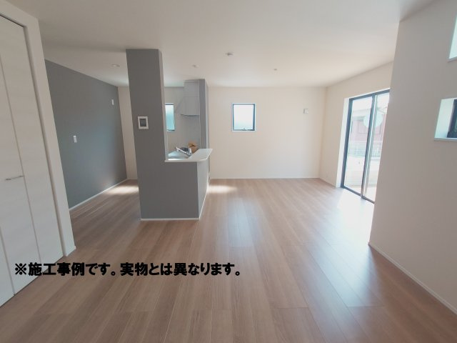リーブルガーデン高松市国分寺町国分第一◇2026年度補助金対象の長期優良住宅です！の居間・リビング|リビング完成予想図
家族が増えたり、ペットを飼うことになったりといった、ライフスタイルの変化にも対応しやすい１９帖の広いリビングが魅力的なお家です(^^♪